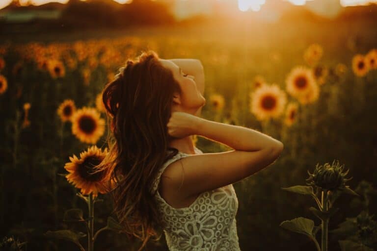 Photo Meditating woman